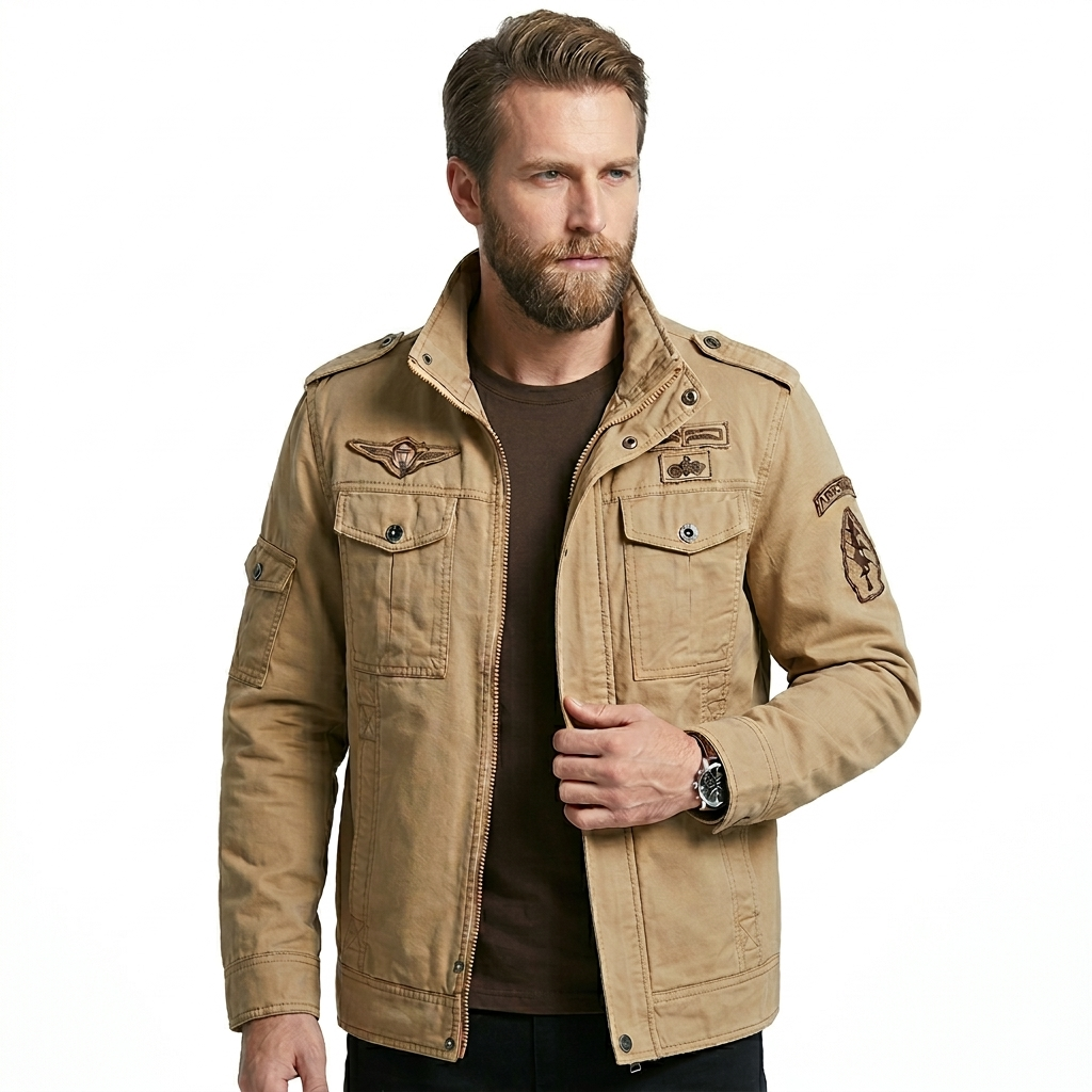 Jaqueta masculina Vittieri Belvoir Noir